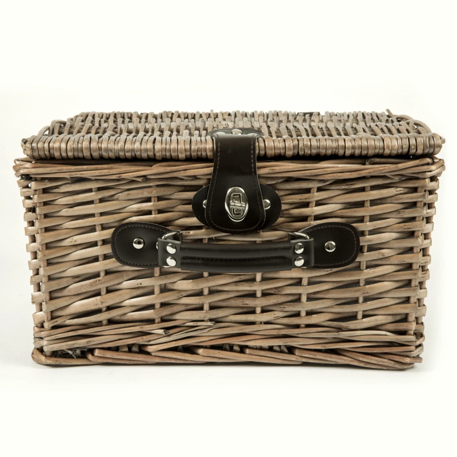 Catalina Picnic Basket for 2 - Handwoven Natural Willow Wicker with Genuine Leather Straps 18 Catalina Picnic Basket for 2 - Handwoven Natural Willow Wicker with Genuine Leather Straps - Image 18
