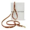 Butter Leather 3x Adjustable Dog Leash - Sahara Cognac By Molly And Stitch US