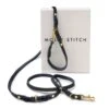 Butter Leather 3x Adjustable Dog Leash - Navy Blue By Molly And Stitch US