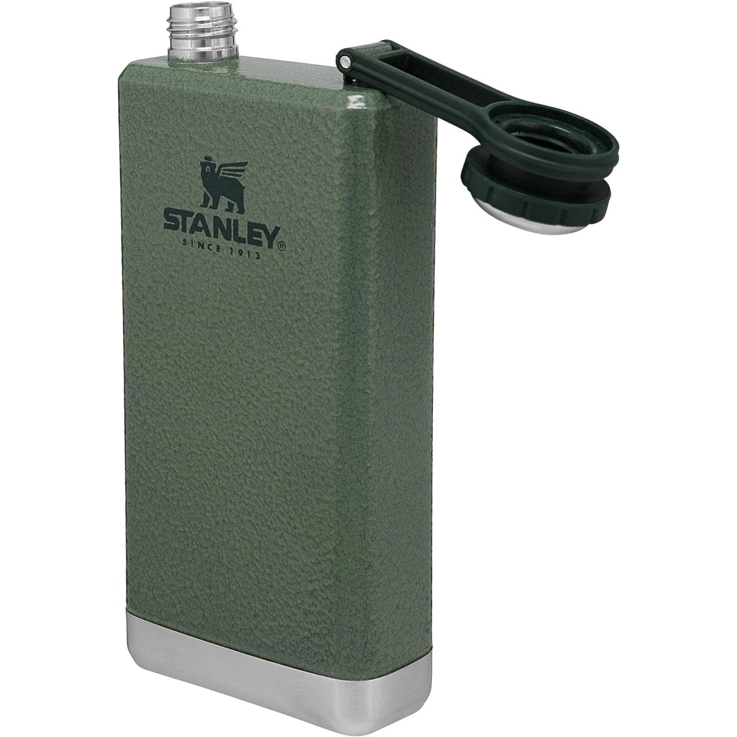 Stanley Hammertone Green 8oz Adventure Series Pre-Party Flask - Leakproof Stainless Steel 2 Stanley Hammertone Green 8oz Adventure Series Pre-Party Flask - Leakproof Stainless Steel - Image 2