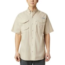 Columbia Bonehead Short Sleeve Men's Shirt 18 Columbia Bonehead Short Sleeve Men's Shirt -Campmor Outdoor Clothing 1011771 160 S1
