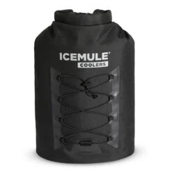 Icemule Pro™ XL Grey/Black – 33L High-Performance Roll-Top Backpack Cooler -Campmor Outdoor Clothing 1015 BK3