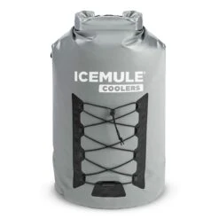 Icemule Pro™ XL Grey/Black – 33L High-Performance Roll-Top Backpack Cooler -Campmor Outdoor Clothing 1015 Grey