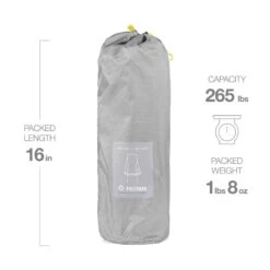 Helinox Chair Zero High Back - Ultralight Portable Camping Chair with DAC Aluminum Frame -Campmor Outdoor Clothing 105601