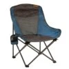 Eureka Low Rider Camp Chair – Portable Folding Outdoor Chair with Faux Leather Trim