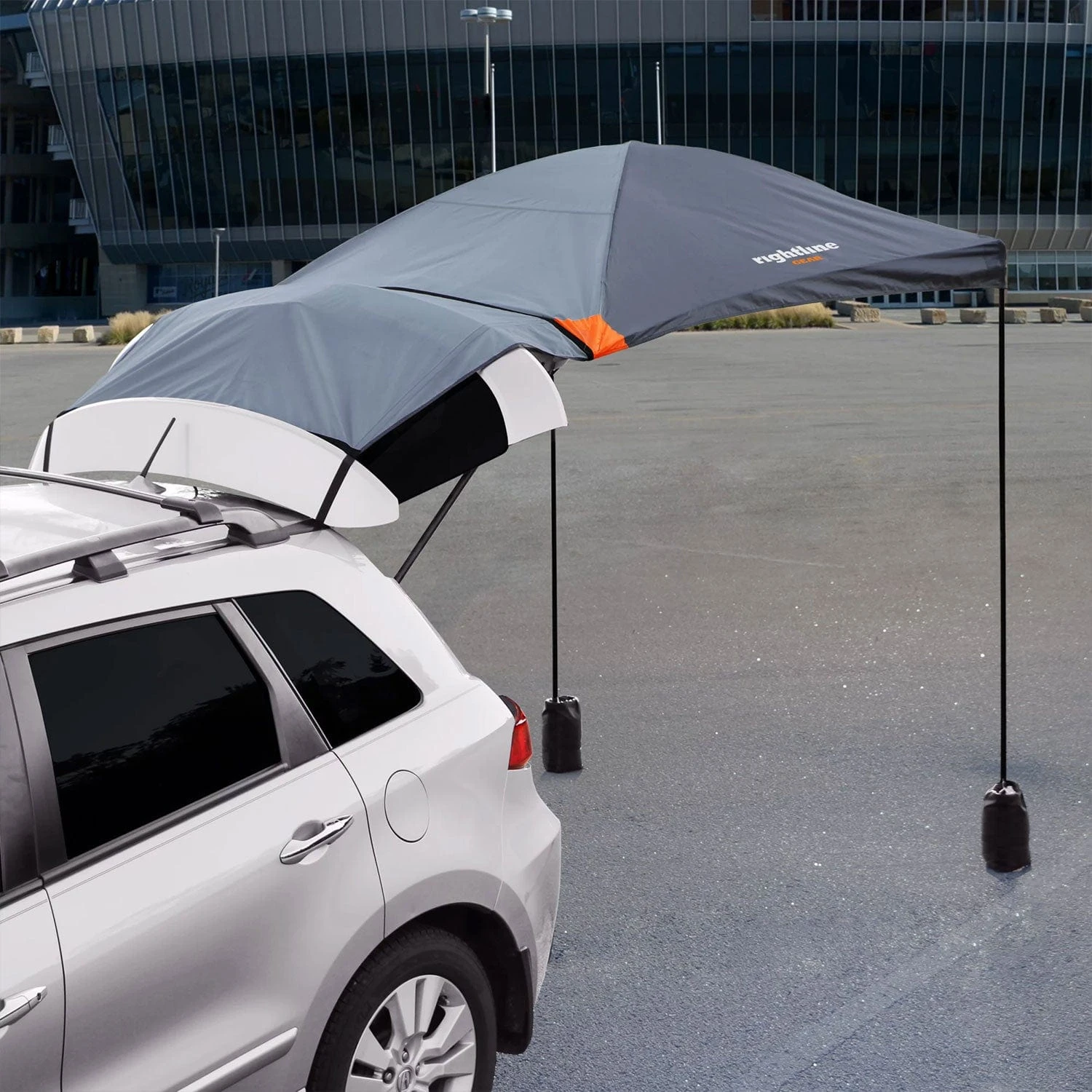 Rightline Gear SUV Tailgating Canopy – Portable Rear Hatch Weather-Resistant Sun Shade 2 Rightline Gear SUV Tailgating Canopy – Portable Rear Hatch Weather-Resistant Sun Shade - Image 2