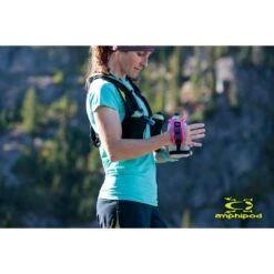 Amphipod PureRun Minimalist 24 Hydration Vest - Includes Dual 12oz Hydraform Bottles - Breathable Mesh Performance Pack -Campmor Outdoor Clothing 1110 113