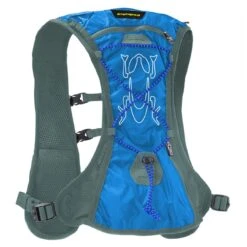 Amphipod PureRun Minimalist 24 Hydration Vest - Includes Dual 12oz Hydraform Bottles - Breathable Mesh Performance Pack -Campmor Outdoor Clothing 1110 22 BLU