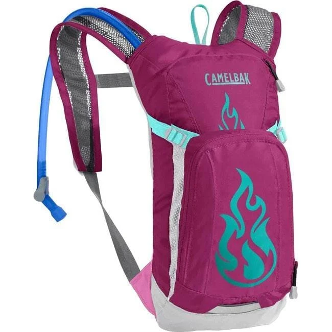 CamelBak Mini M.U.L.E. 50 Oz Kids Hydration Pack - Safety Orange with Reflective Accents 1 CamelBak Mini M.U.L.E. 50 Oz Kids Hydration Pack - Safety Orange with Reflective Accents