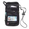Lewis N Clark RFID-Blocking Datablock Neck Stash - Ultra-Lightweight Rip-stop Nylon Travel Wallet