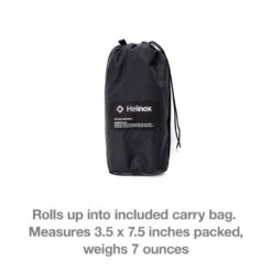 Helinox Black Air & Foam Headrest – Single Release Valve Hybrid Comfort Attachment -Campmor Outdoor Clothing 12775R11