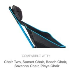 Helinox Black Air & Foam Headrest – Single Release Valve Hybrid Comfort Attachment -Campmor Outdoor Clothing 12775R12