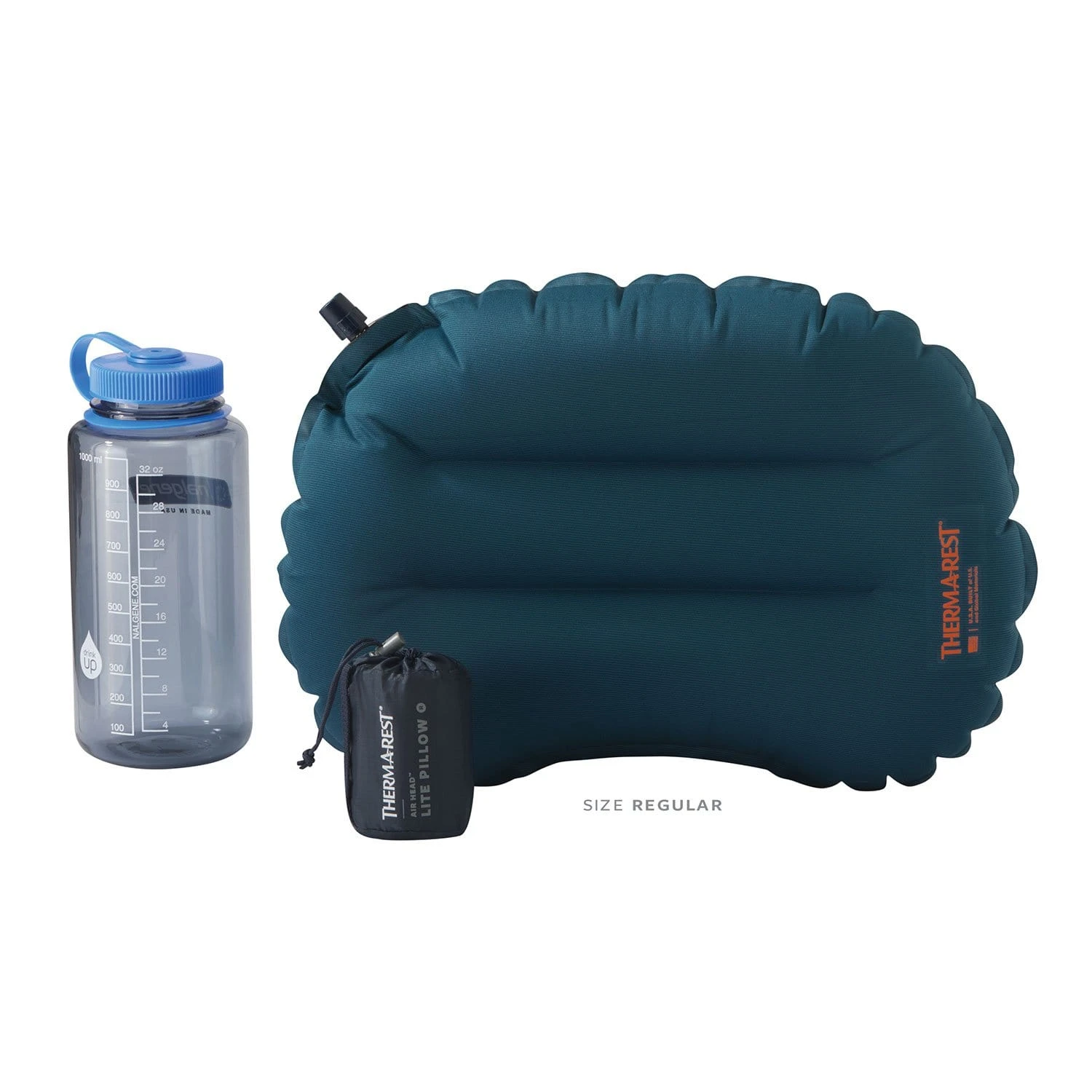 Therm-a-Rest Airhead Lite Pillow in Deep Pacific – Ultra-Light Inflatable Backcountry Sleep System 3 Therm-a-Rest Airhead Lite Pillow in Deep Pacific – Ultra-Light Inflatable Backcountry Sleep System - Image 3