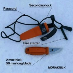 Morakniv Eldris Knife Kit - Burnt Orange - Peg Box 11 Morakniv Eldris Knife Kit - Burnt Orange - Peg Box -Campmor Outdoor Clothing 135023
