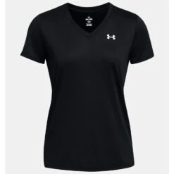 Under Armour Women's UA Tech V-Neck Short Sleeve 6 Under Armour Women's UA Tech V-Neck Short Sleeve -Campmor Outdoor Clothing 1384229 0011