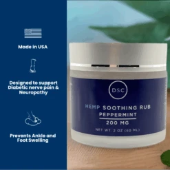 DSC Hemp Cream For Neuropathy Aches & Nerve Pain (Peppermint) By DIABETIC SOCK CLUB 18 DSC Hemp Cream For Neuropathy Aches & Nerve Pain (Peppermint) By DIABETIC SOCK CLUB -Campmor Outdoor Clothing 17 2b61734e 1016 4571 99dc 4b8409e22328