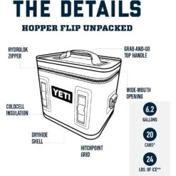 Yeti Hopper Flip 18 Soft Cooler – Rugged Leakproof Portable Insulated Bag -Campmor Outdoor Clothing 180601313916