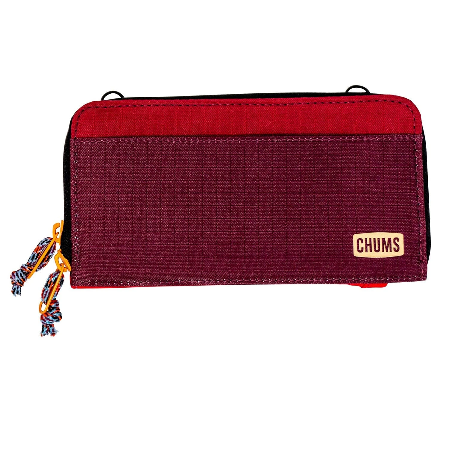 Chums Nomad Wallet Black Canvas – Large RFID Travel Wallet with Phone Pocket & Strap 7 Chums Nomad Wallet Black Canvas – Large RFID Travel Wallet with Phone Pocket & Strap - Image 7