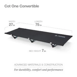 Helinox Cot One Convertible Lightweight Camping Cot – Black with Blue Frame -Campmor Outdoor Clothing 1JRzBqueRC6XF0XhR4qV 10630R1