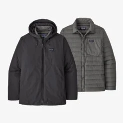 Patagonia Men's Downdrift 3-in-1 Jacket 19 Patagonia Men's Downdrift 3-in-1 Jacket -Campmor Outdoor Clothing 20765 INBK