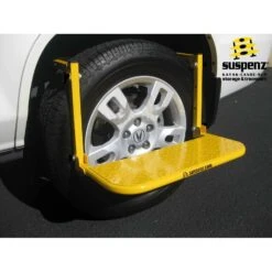Suspenz EZ Wheel Step-UP – Safety Yellow Folding Non-Skid Vehicle Tire Step -Campmor Outdoor Clothing 21 3301