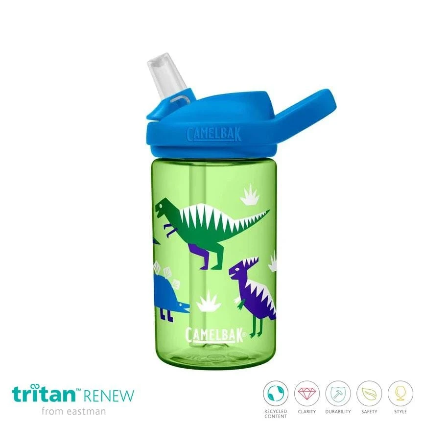 CamelBak Eddy+ Kids 14oz. Water Bottle - Sustainable Tritan Renew Leak-Proof Straw Bottle 2 CamelBak Eddy+ Kids 14oz. Water Bottle - Sustainable Tritan Renew Leak-Proof Straw Bottle - Image 2