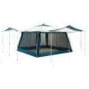 Eureka Northern Breeze 10 – 10x10 Silver Birch/Legion Blue Screen House with Integrated Awning