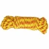 E L Wood Braiding 5/16 Inch Floating Polypropylene Line - Yellow/Red 50ft Watersports Rope