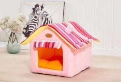 Cozy Striped Foldable Pet House And Bed By Dog Hugs Cat 16 Cozy Striped Foldable Pet House And Bed By Dog Hugs Cat -Campmor Outdoor Clothing 29819038403 0a82aac1 7b3e 4fb9 b087 951d442cab21