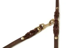 Butter Leather 3x Adjustable Dog Leash - Classic Brown By Molly And Stitch US -Campmor Outdoor Clothing 2c