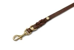 Butter Leather 3x Adjustable Dog Leash - Classic Brown By Molly And Stitch US -Campmor Outdoor Clothing 2d