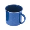 GSI Outdoors Pioneer Blue Speckled Enamelware Cup – 12 oz Heavy-Gauge Steel Camping Mug