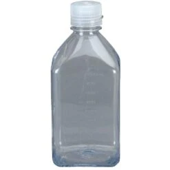 Nalgene Transparent Lexan Square Storage Bottle – Narrow Mouth Space-Saving Water Bottle -Campmor Outdoor Clothing 340743