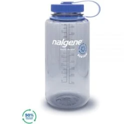 Nalgene Wide Mouth Sustain 32oz Water Bottle - Royal Blue with Black Lid -Campmor Outdoor Clothing 342036 1