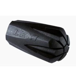 Leki Rubber Tip Attachment - Black Vulcanized Pavement Pads (Pair)