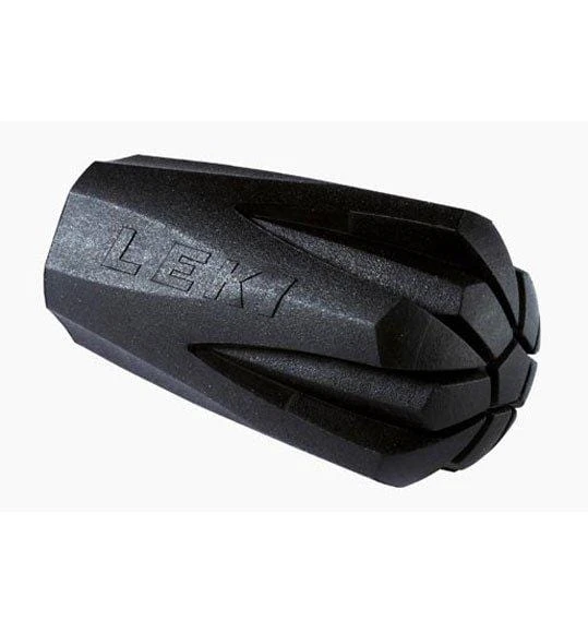 Leki Rubber Tip Attachment - Black Vulcanized Pavement Pads (Pair) 1 Leki Rubber Tip Attachment - Black Vulcanized Pavement Pads (Pair)