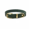 Butter Leather Dog Collar - Forest Green By Molly And Stitch US
