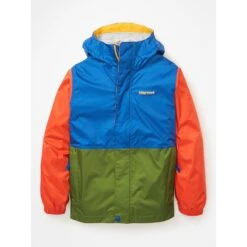 Marmot Kid's PreCip Eco Waterproof Jacket – Recycled Nylon Lightweight Rain Shell -Campmor Outdoor Clothing 41000 19672 P01