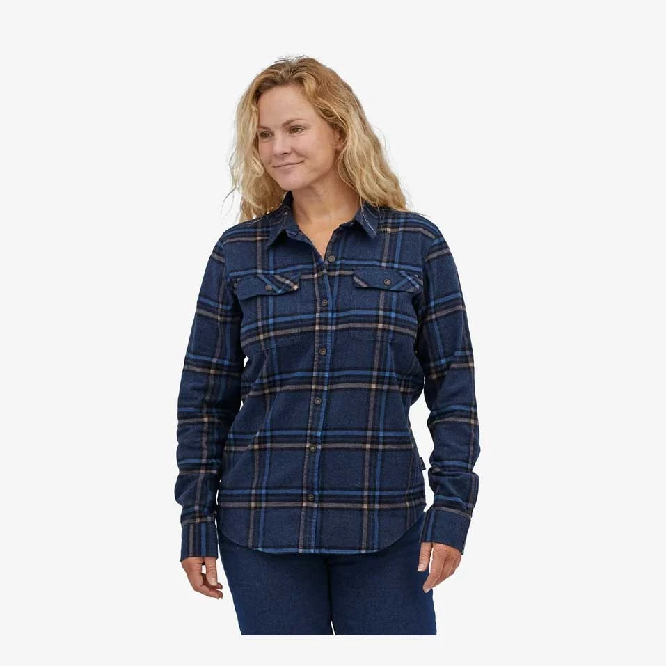 Patagonia Womens Long Sleeve Organic Cotton Midweight Fjord Flannel Shirt 5 Patagonia Womens Long Sleeve Organic Cotton Midweight Fjord Flannel Shirt - Image 5