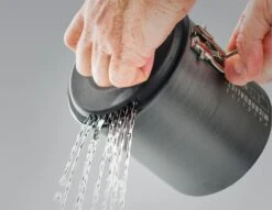 GSI Outdoors Halulite Microdualist Two-Person Cookset – Ultralight Hard Anodized Alloy Camping Kitchen 8 GSI Outdoors Halulite Microdualist Two-Person Cookset – Ultralight Hard Anodized Alloy Camping Kitchen -Campmor Outdoor Clothing 50247 4 g