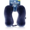 Lewis N. Clark Navy Blue Hexform Memory Foam – Ergonomic Travel Neck Pillow with Snap Closure