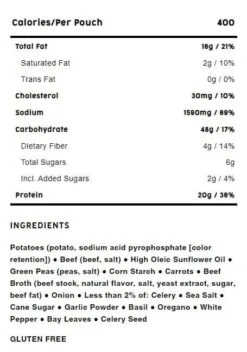 Mountain House Beef Stew -Campmor Outdoor Clothing 55145