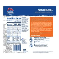 Mountain House Pasta Primavera 5 Mountain House Pasta Primavera -Campmor Outdoor Clothing 55193 5229413a cdbe 4e43 823f f70f3ea4b1f3