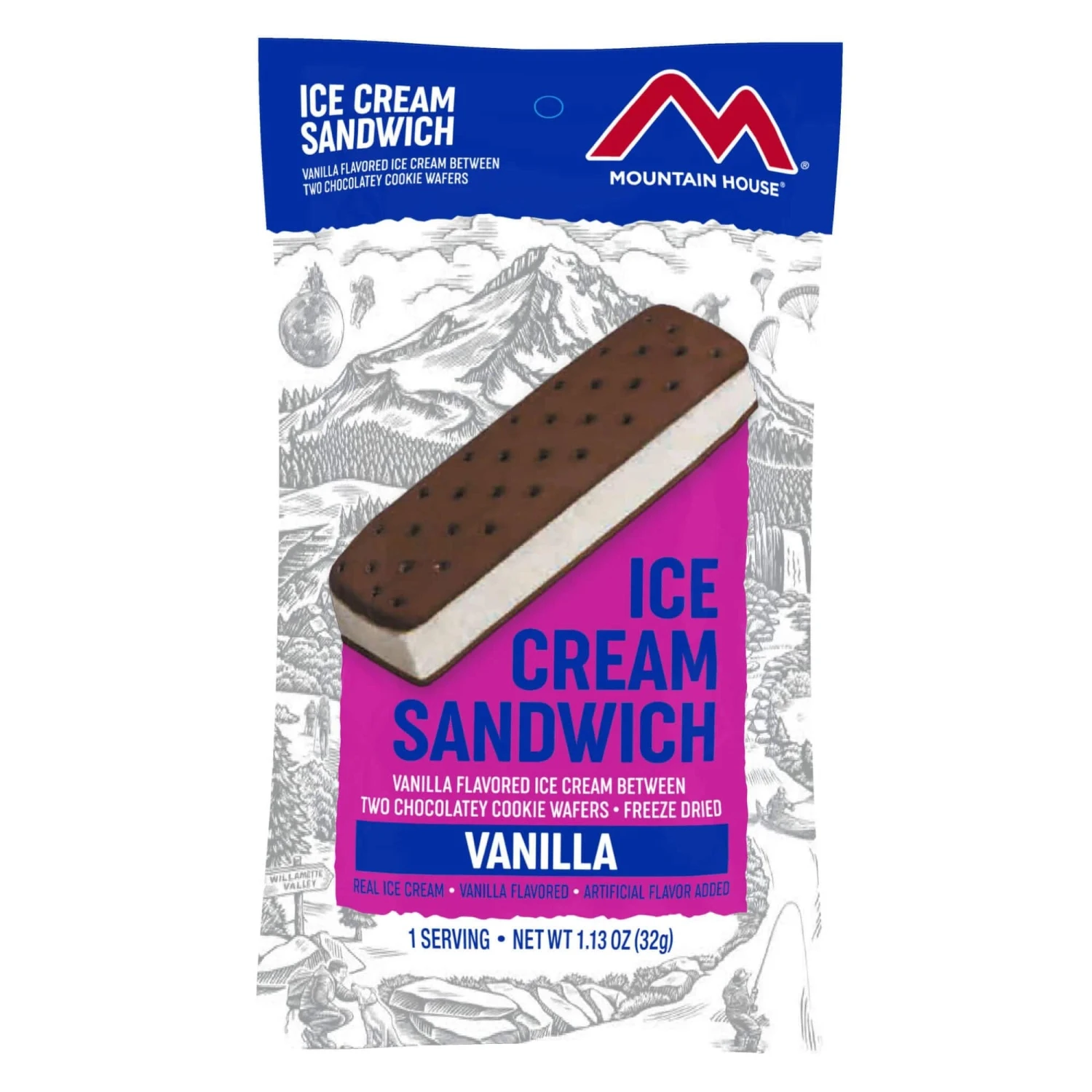 Mountain House Vanilla Ice Cream Sandwich 1 Mountain House Vanilla Ice Cream Sandwich