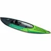 Aquaglide Navarro 130 Blue and Grey 1-Person Inflatable Touring Kayak with Drop-Stitch Floor