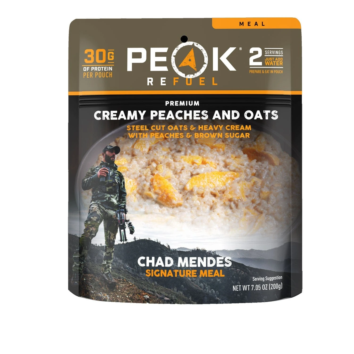 Peak Refuel Peaches & Cream Steel Cut Oatmeal 1 Peak Refuel Peaches & Cream Steel Cut Oatmeal