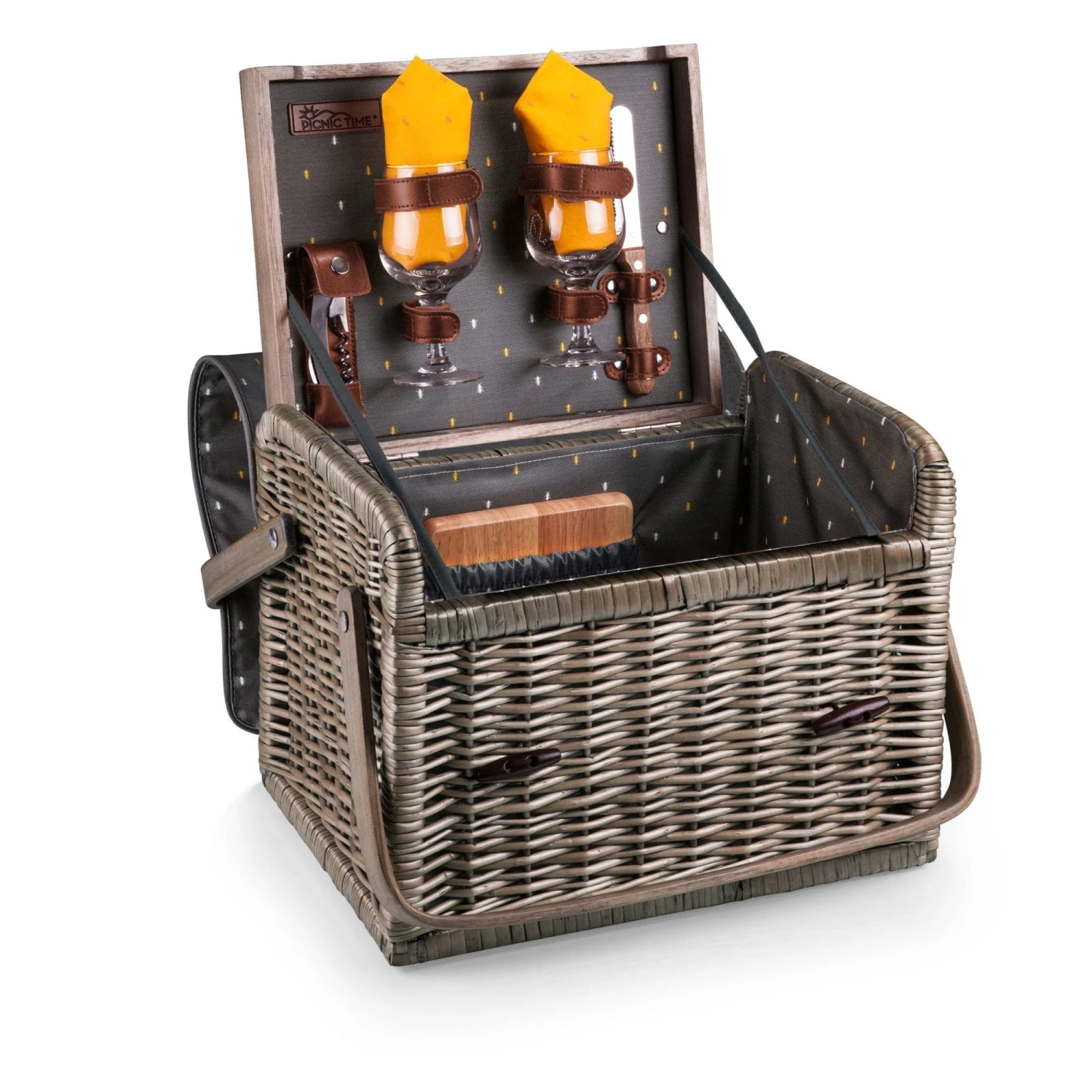 Kabrio Wine & Cheese Picnic Basket By Picnic Time Family Of Brands 4 Kabrio Wine & Cheese Picnic Basket By Picnic Time Family Of Brands - Image 4