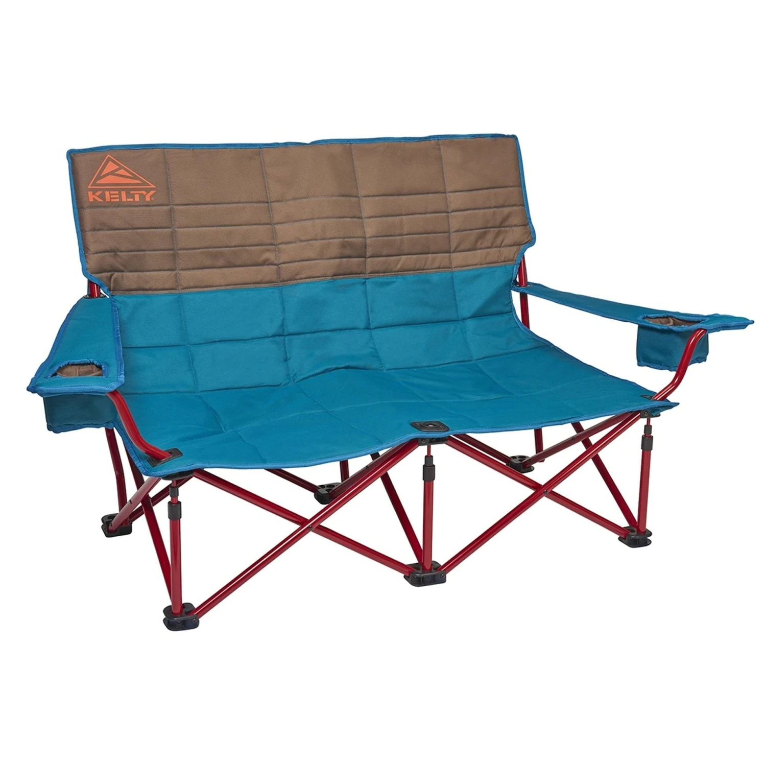 Kelty Low-Loveseat – Two-Person Low-Profile Folding Camping Chair with Insulated Cup Holders 1 Kelty Low-Loveseat – Two-Person Low-Profile Folding Camping Chair with Insulated Cup Holders