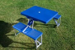Picnic Time Portable Folding Picnic Table with 4 Integrated Seats – Compact All-in-One Outdoor Table for Camping, Tailgates & Beach -Campmor Outdoor Clothing 6228fdeb9024655546eeba8e02618ffb2df22cfe