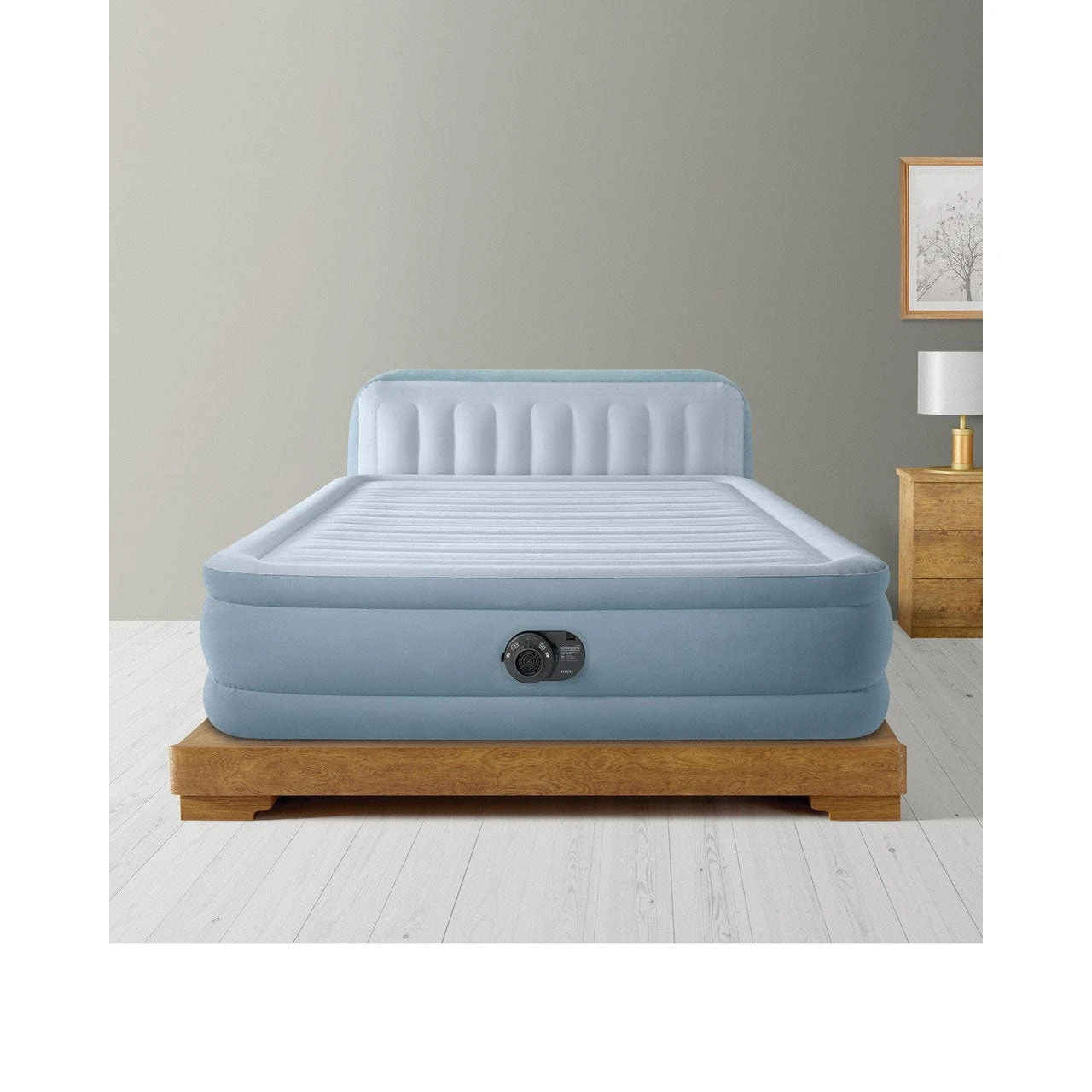 Intex Dura-Beam Ultra Queen Plush Headboard Airbed 1 Intex Dura-Beam Ultra Queen Plush Headboard Airbed